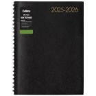 Collins Boston 2025-2026 Diary A4 Day To A Page Black image