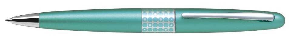 Pilot MR 3 Metallic Aqua Blue Ballpoint Pen Medium