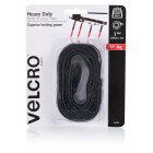 Velcro Brand Hook and Loop Fasteners Heavy Duty Black 25mm x 1m Roll image