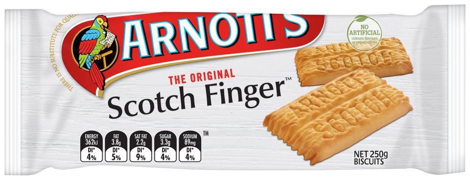 Arnotts Scotch Fingers 250g