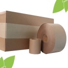 Pomona Brown Plain Kraft Gum Paper Water Activated Tape 70mm X 165m 1 Roll image