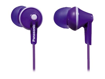 Panasonic In-Ear Headphones Stereo Violet