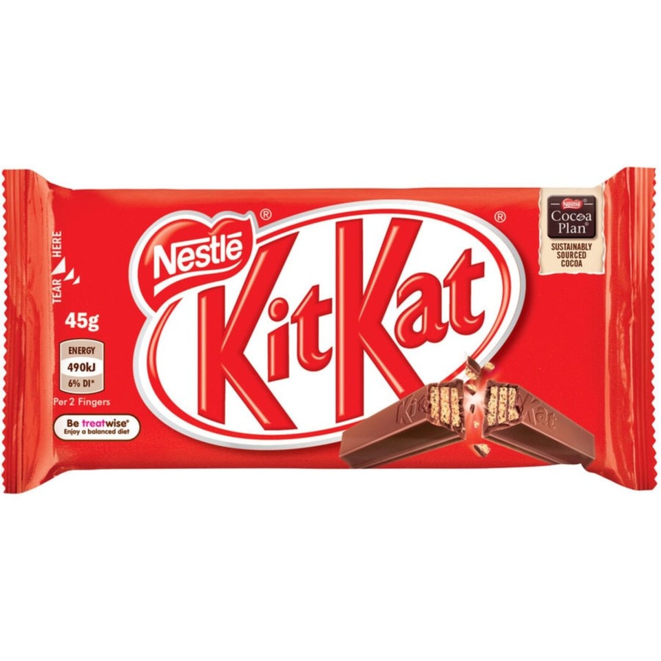 Nestle Kit Kat Chocolate 4 Finger 45g