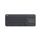 Logitech K400 Plus Wireless Keyboard With Touch Pad Black image