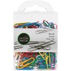 Dixon Paper Clips Round 31mm Coloured Pack 150 image