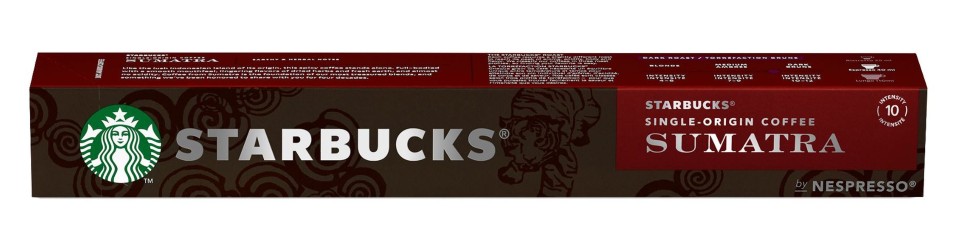 Starbucks Coffee Capsules Single Origin Sumatra Pack 10