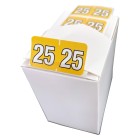 Filecorp C-ezi Lateral File Labels Year 2025 16 x 28mm Box 100 image