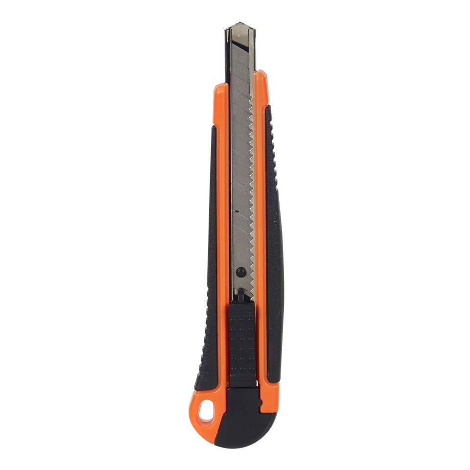 Marbig Cutter Knife Retractable With Metal Tip 9mm Orange