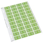 Codafile Lateral File Labels Alpha Letter Q 25mm Sheet 40 image