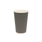 Emperor Paper Cup Triple Wall 450ml / 16oz Slate Pack 25 image