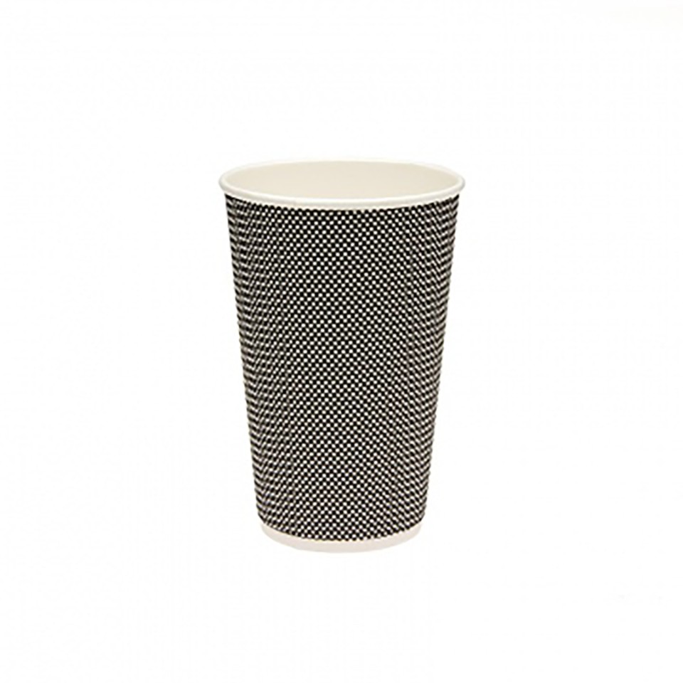 Emperor Paper Cup Triple Wall 450ml / 16oz Slate Pack 25