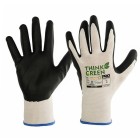 Think Green Nitrile Dip Recycled Glove Black-8 image
