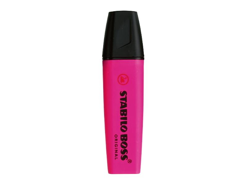 Stabilo Boss Highlighter Chisel Tip 2-5.0mm Pink