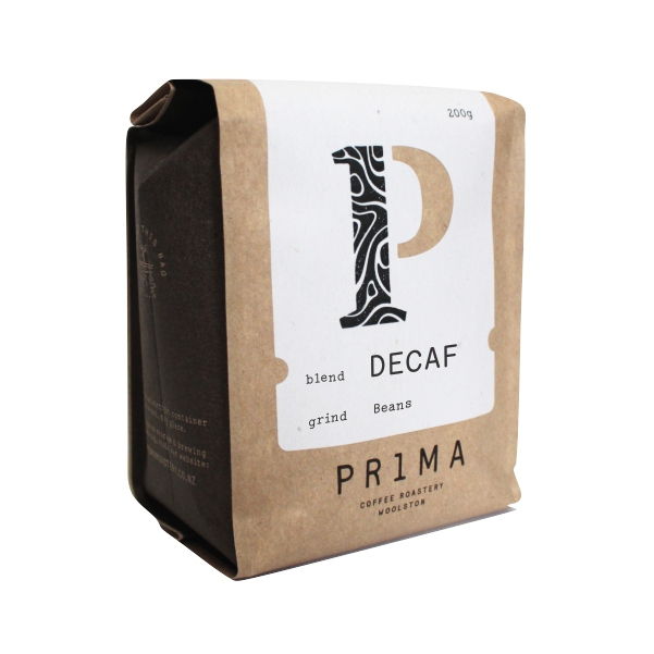 Prima Decaf Fresh Ground Coffee 200g