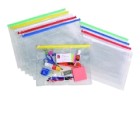 Marbig Document Case With Zip Clear A4 Assorted Colours image