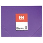 FM Document Wallet Vivid Purple Passion A4 Pack 3 image