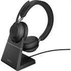 Jabra Evolve 2 65 UC USB-A Stereo Headphone with Stand Black image