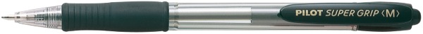 Pilot Super Grip Ballpoint Pen Retractable 1.0mm Black