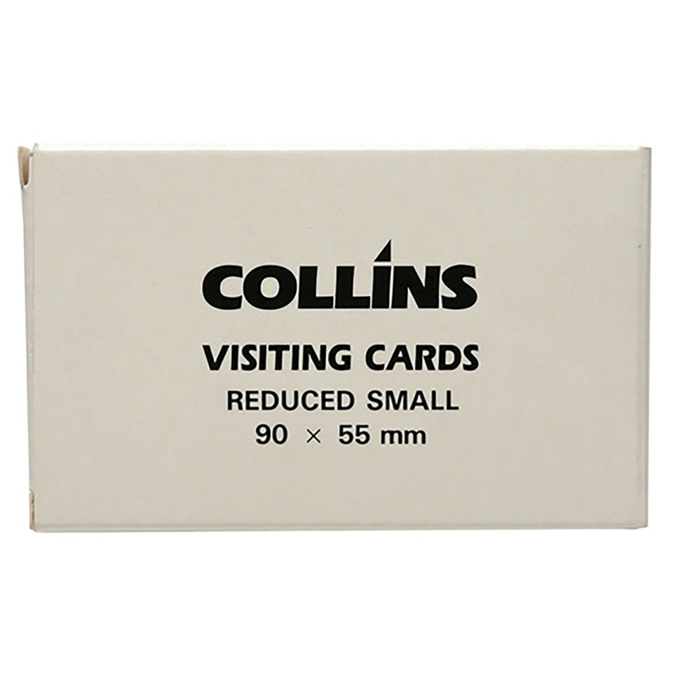 Collins Visiting Cards Reduced Small 90x55mm Packet 52