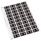 Codafile Lateral File Labels Alpha Letter S 25mm Sheet 40 image