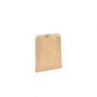 No2 Flat Plain Paper Bag 187x165mm Brown Carton 1000 image