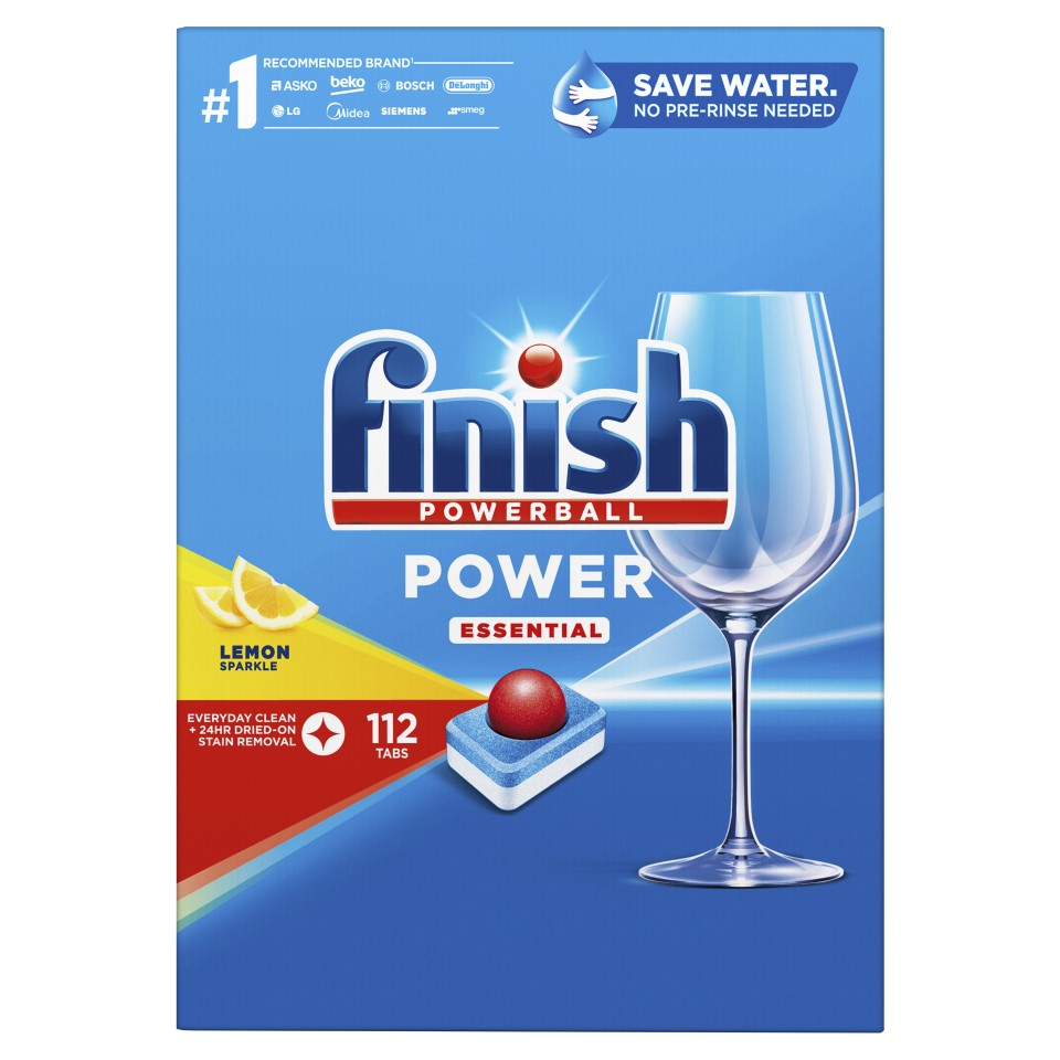 Finish Power Essential Lemon 112 Tabs