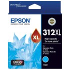 Epson Claria Photo HD 312XL Original High Yield Inkjet Ink Cartridge Cyan image