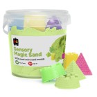 EC Sensory Magic Sand With Moulds Green 600g image