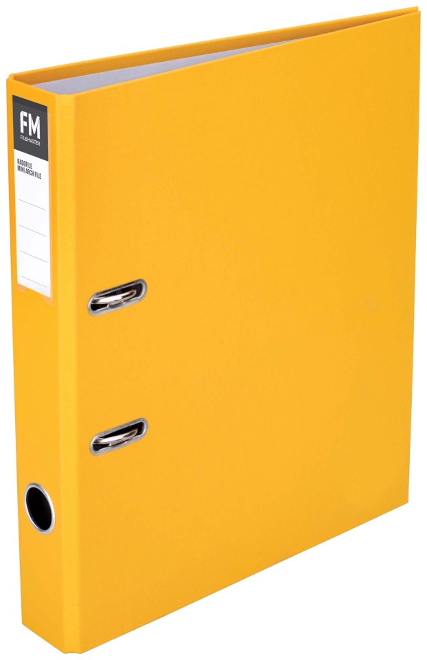 FM Binder Radofile Mini Yellow A4 Lever Arch