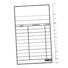 Book Cards 3 Column White Pkt 500 image