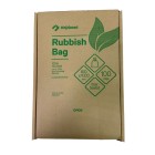 NXPlanet Rubbish Bag LDPE 80L 1000x810mm 30mu Black Dispenser Box of 100 image