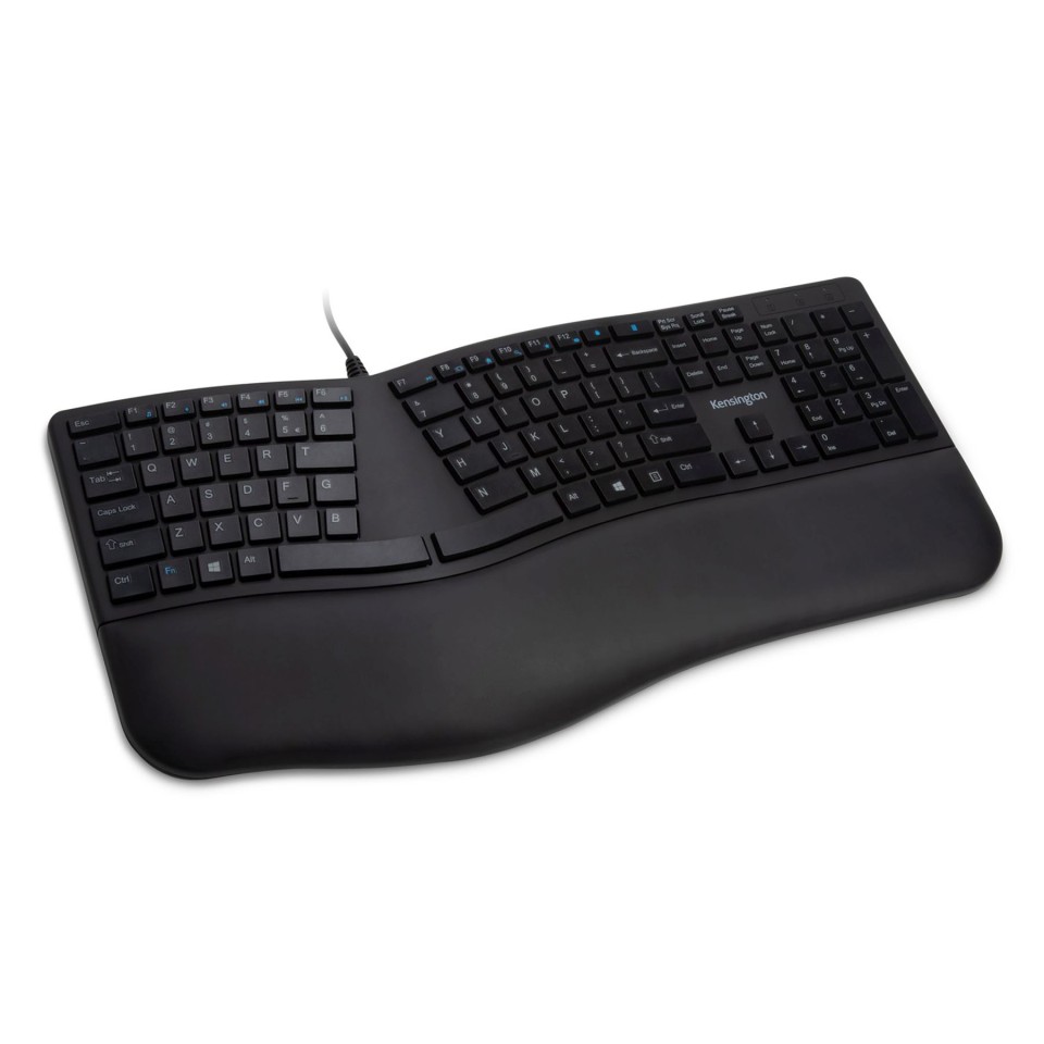 Kensington Wired Ergo Keyboard Black