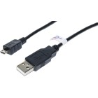 Dynamix USB 2.0 Type Micro Male To Type A Male Connector Cable image