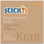 Stick'n Note 76x76mm Kraft 100 Sheet Each image