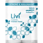 Livi Paper Towel Commercial 2 Ply 60 Sheets Per Roll Pack 2 image
