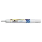 Artline Glass Marker Dry Erase Bullet Tip 4.0mm White image