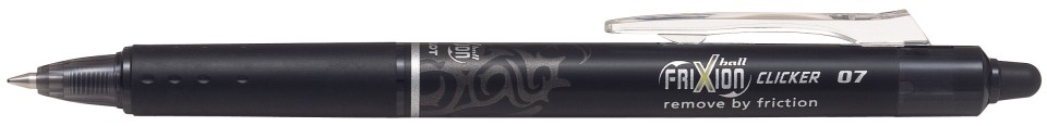 Pilot Frixion Clicker Ballpoint Pen Retractable Erasable 0.7mm Black