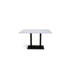 Rectangle Meeting Table 1200Wx800Dmm White Top / Black Base image