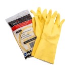 Baston Silver lined Gloves Yellow Xlarge 12 Pairs/Pkt image