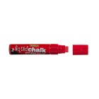 Texta Liquid Chalk Marker Dry Wipe Jumbo Chisel Tip 15mm Red image