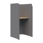 Sonic Focus Standup Pod Acoustic 1800h x 900l x 850d Grey Classic Oak image