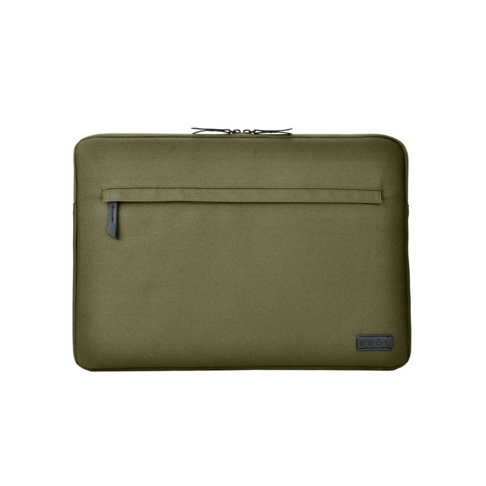 EVOL Generation Earth 13 In Recycled Laptop Sleeve Olive