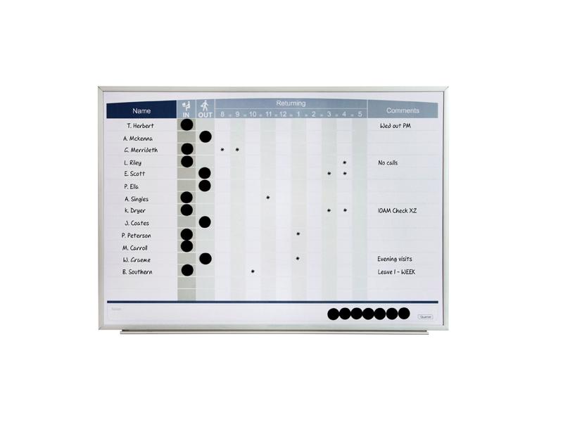 Quartet Matrix Whiteboard In/Out 410x580mm