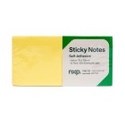 NXP Self-Adhesive Sticky Notes Removable 76x76mm Yellow Pack 12 image