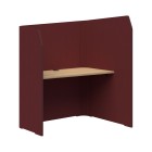 Sonic Focus Pod R/hand 1300/1500h x 1200l x 1000/625d Maroon Classic Oak image