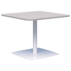 Classic Square Table 1000 x 1000 White Base image