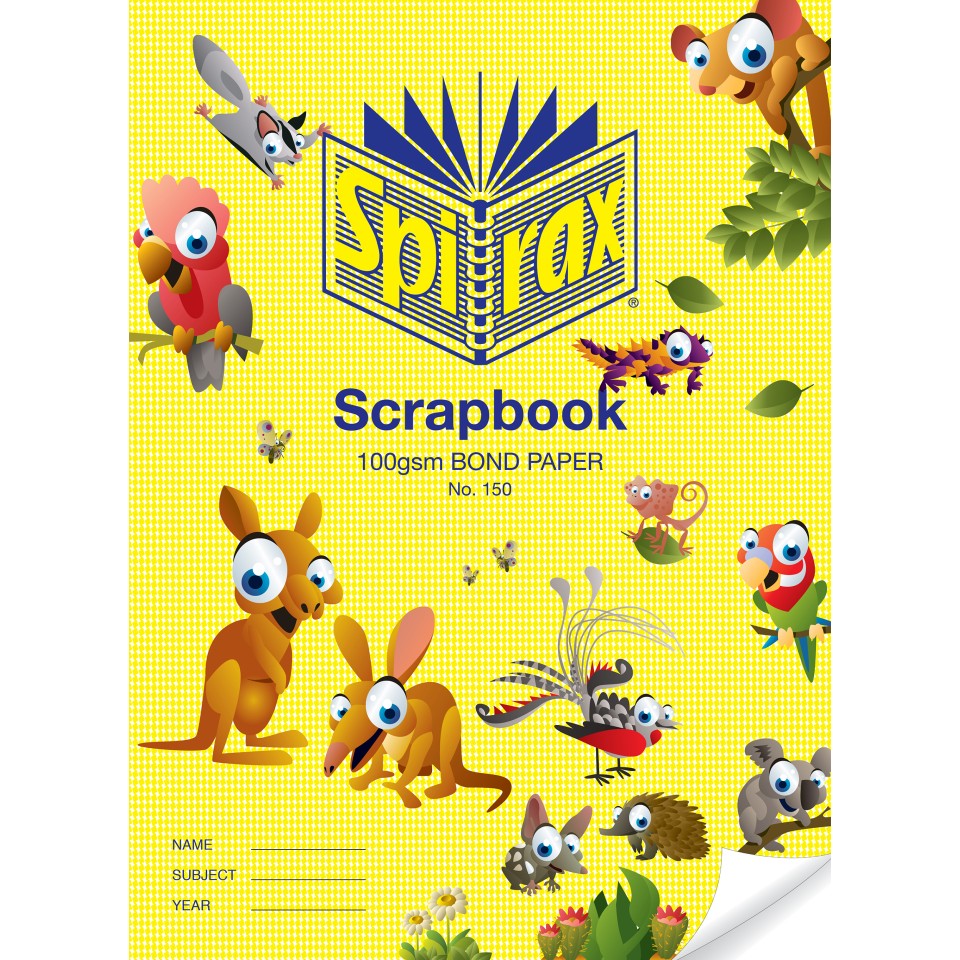 Spirax 150 Scrapbook 64pg 335 X 245 Mm 100 Gsm