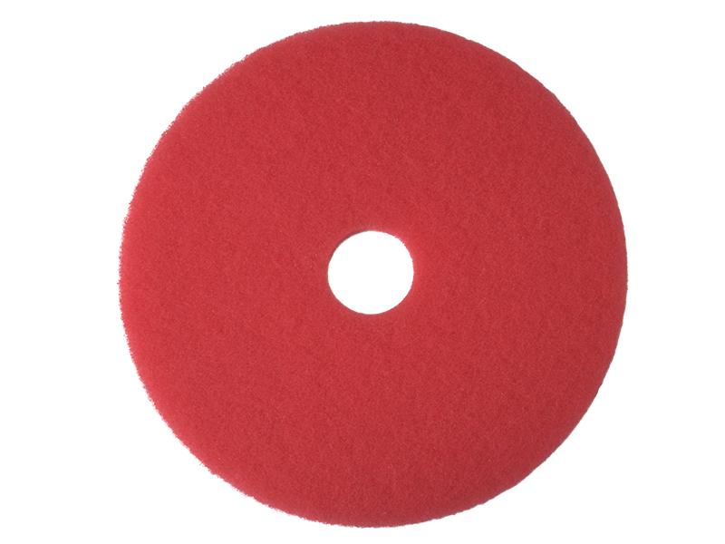 3M 5100 Buffing Floor Cleaning Pad Red 300mm XE006000139