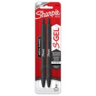 Sharpie S-gel Pen Metal Barrel Black Pack 2 image