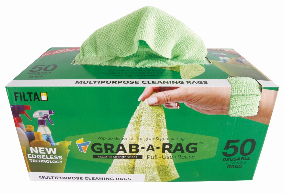 Filta Grab A Rag Microfibre Rag Green